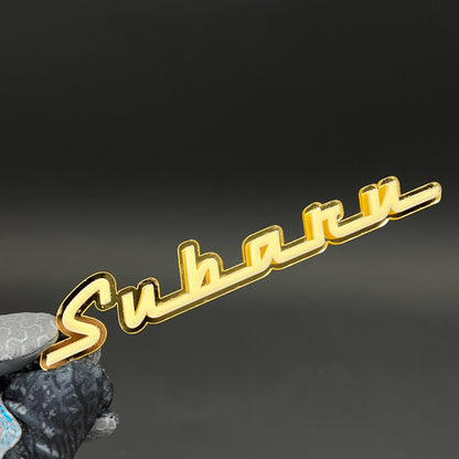 1PC Subaru 3D Acrylic Badge - Car Truck Emblem Fender Tailgate Trunk Sticker