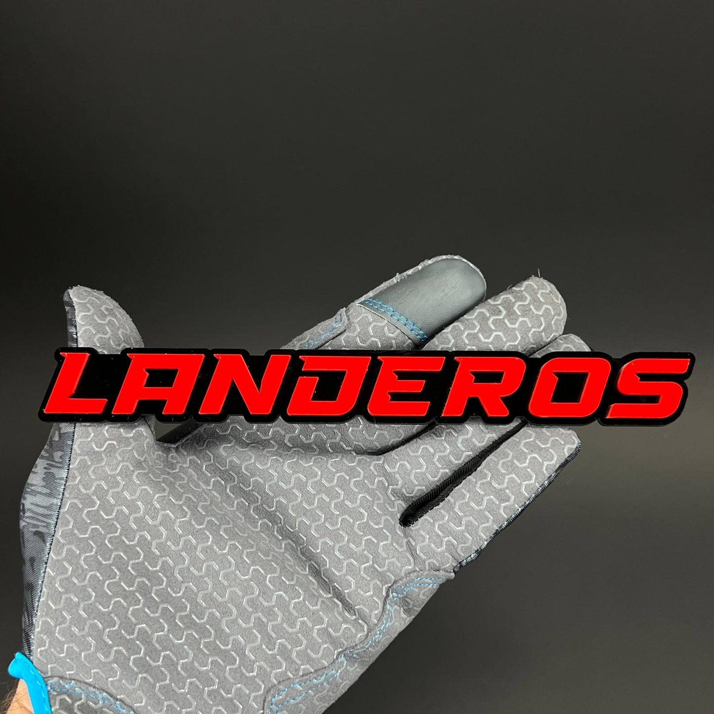 1PC LANDEROS 3D Acrylic Badge - Car Truck Emblem Fender Tailgate Trunk Sticker