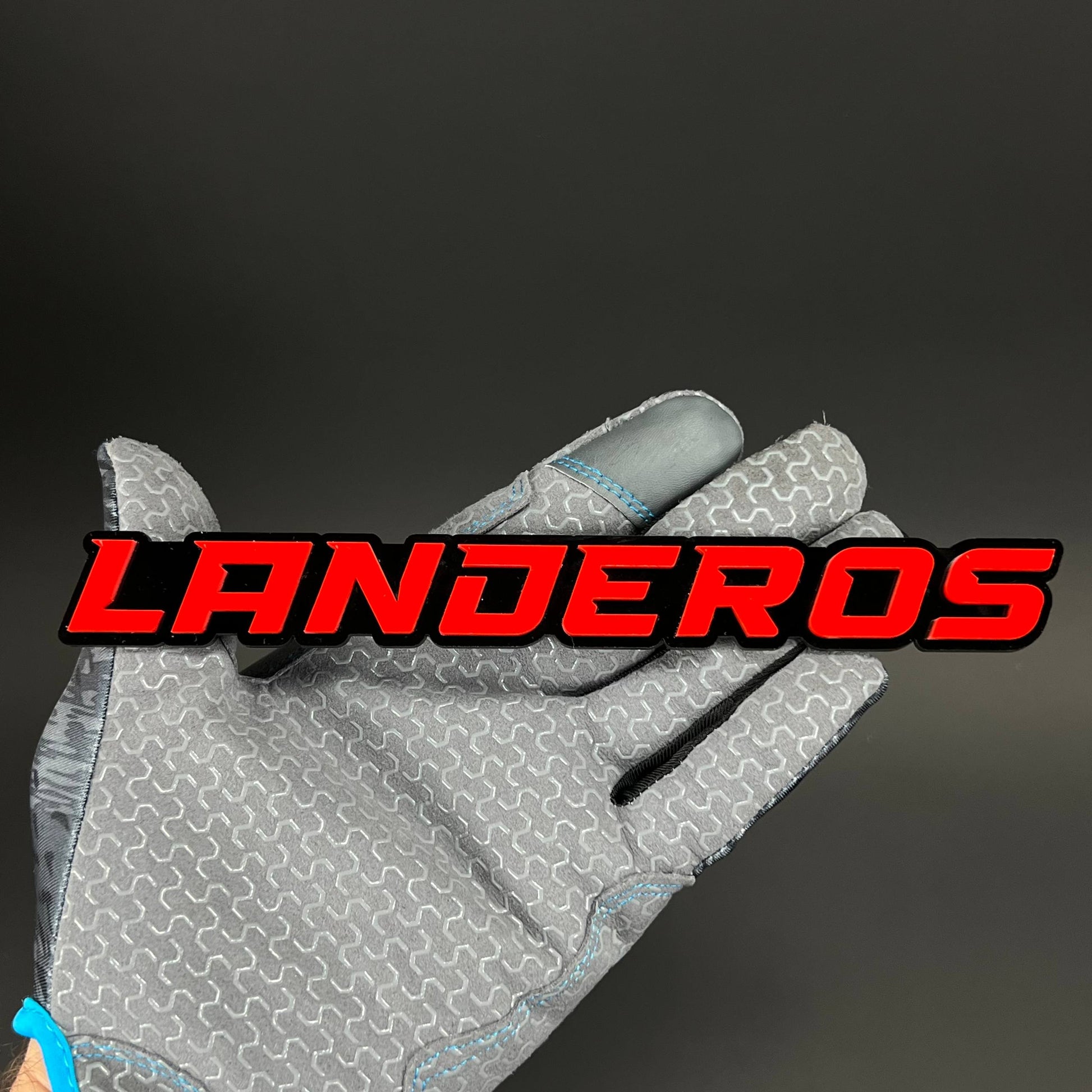 1PC LANDEROS 3D Acrylic Badge - Car Truck Emblem Fender Tailgate Trunk Sticker