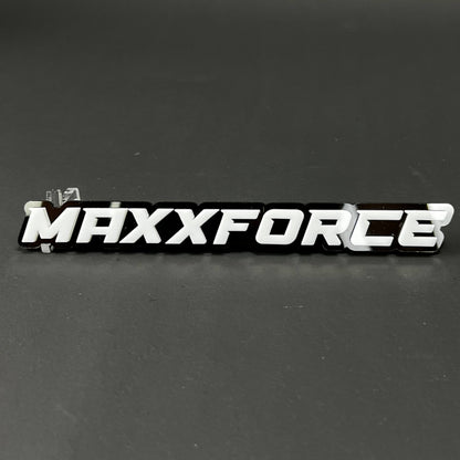 1PC MAXXFORCE 3D Acrylic Badge - Car Truck Emblem Fender Tailgate Trunk Sticker