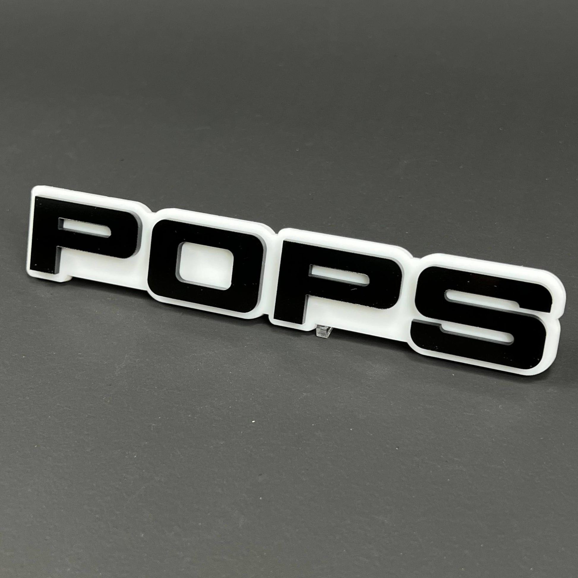 1PC POPS 3D Acrylic Badge - Car Truck Emblem Fender Tailgate Trunk Sticker