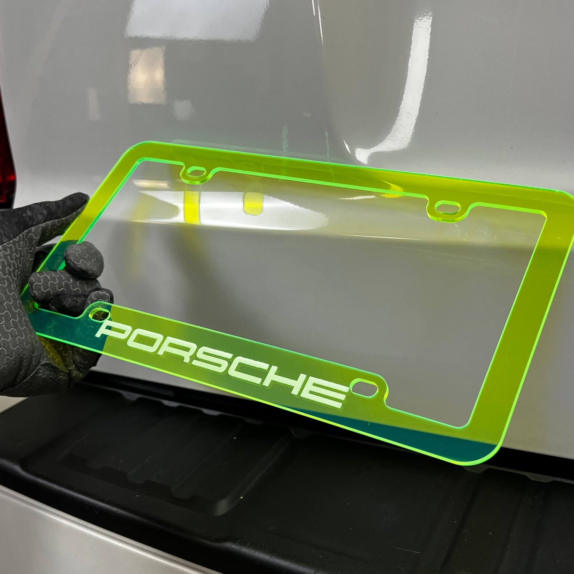 1PC PORSCHE 3D Acrylic Badge - Car Truck Emblem Fender Tailgate Trunk Sticker