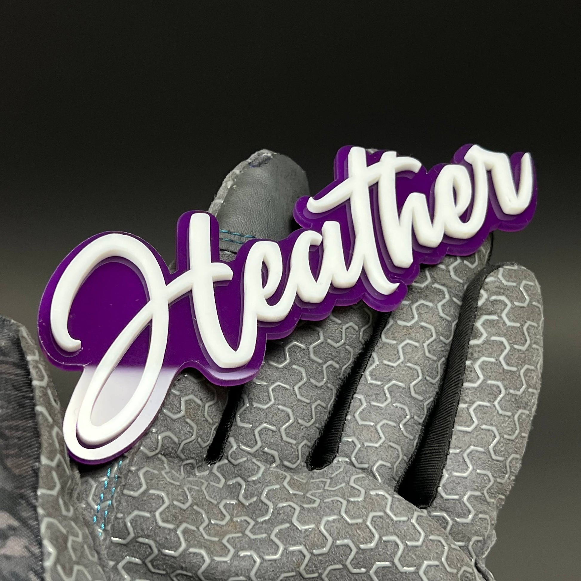 1PC Heather 3D Acrylic Badge - Car Truck Emblem Fender Tailgate Trunk Sticker