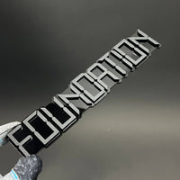 1PC FOUNDATION 3D Acrylic Badge - Car Truck Emblem Fender Tailgate Trunk Sticker