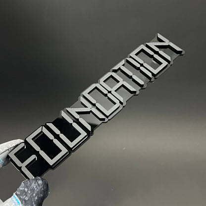 1PC FOUNDATION 3D Acrylic Badge - Car Truck Emblem Fender Tailgate Trunk Sticker