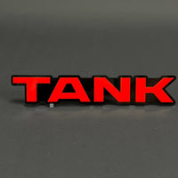 1PC TANK 3D Acrylic Badge - Car Truck Emblem Fender Tailgate Trunk Sticker