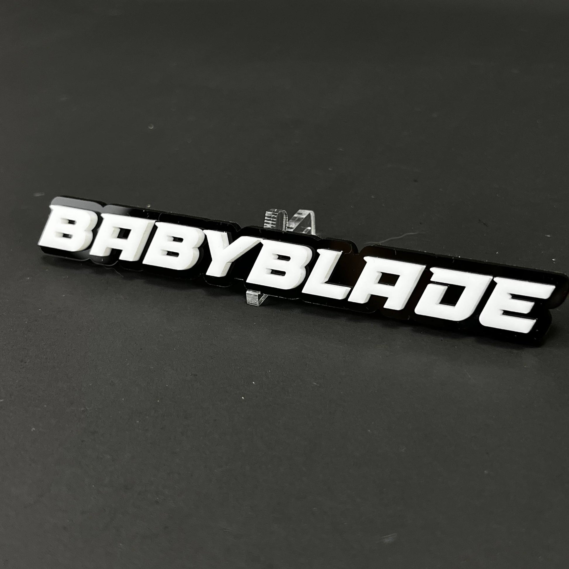 1PC BABYBLADE 3D Acrylic Badge - Car Truck Emblem Fender Tailgate Trunk Sticker