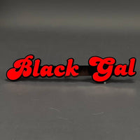 1PC Black Gal 3D Acrylic Badge - Car Truck Emblem Fender Tailgate Trunk Sticker