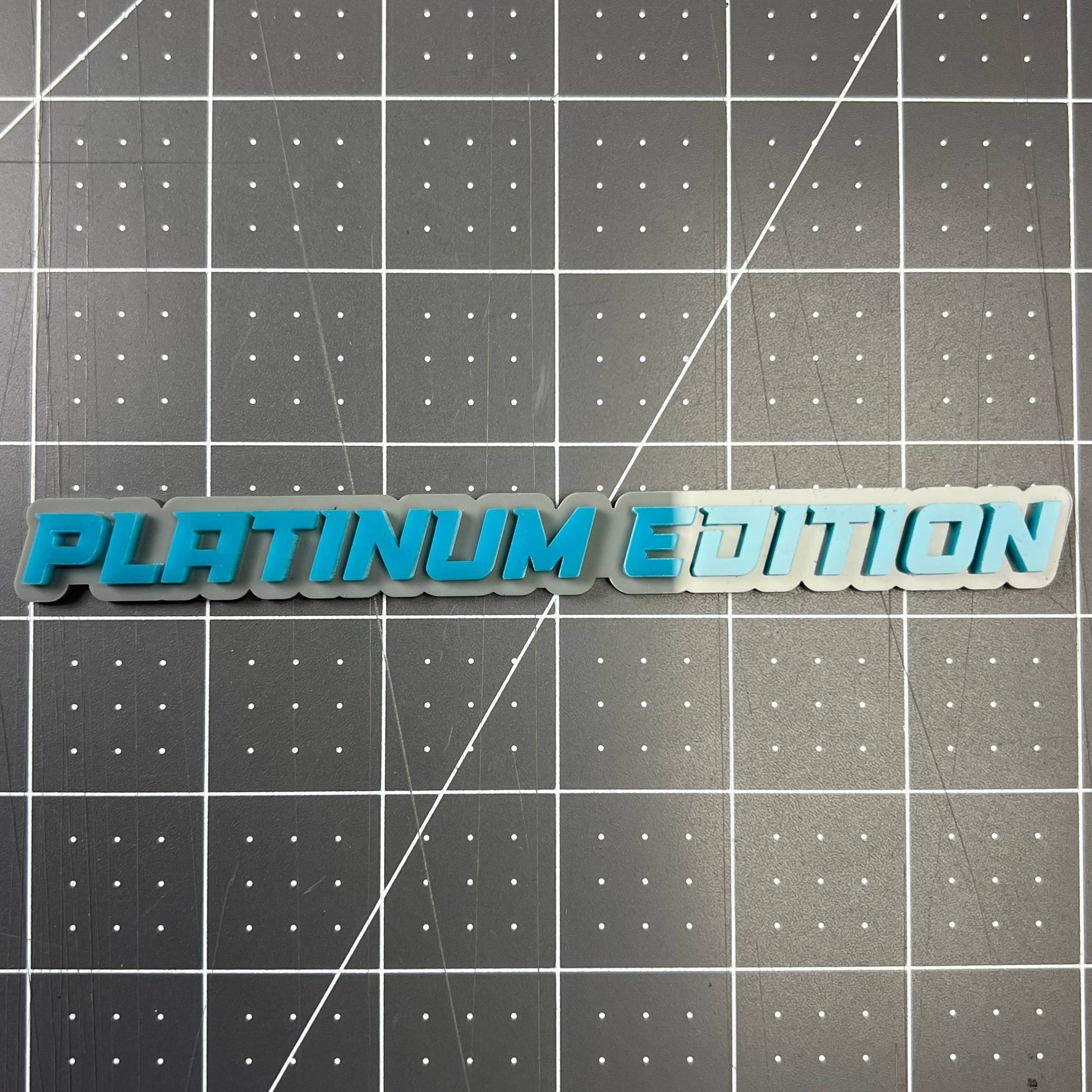 Platinum Edition 3D Acrylic Badge - Car Truck Emblem Fender Tailgate Trunk Sticker