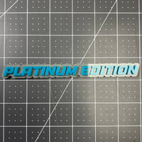 Platinum Edition 3D Acrylic Badge - Car Truck Emblem Fender Tailgate Trunk Sticker