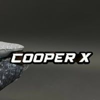 1PC COOPER X 3D Acrylic Badge - Car Truck Emblem Fender Tailgate Trunk Sticker
