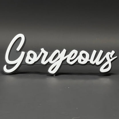 1PC Gorgeous 3D Acrylic Badge - Car Truck Emblem Fender Tailgate Trunk Sticker