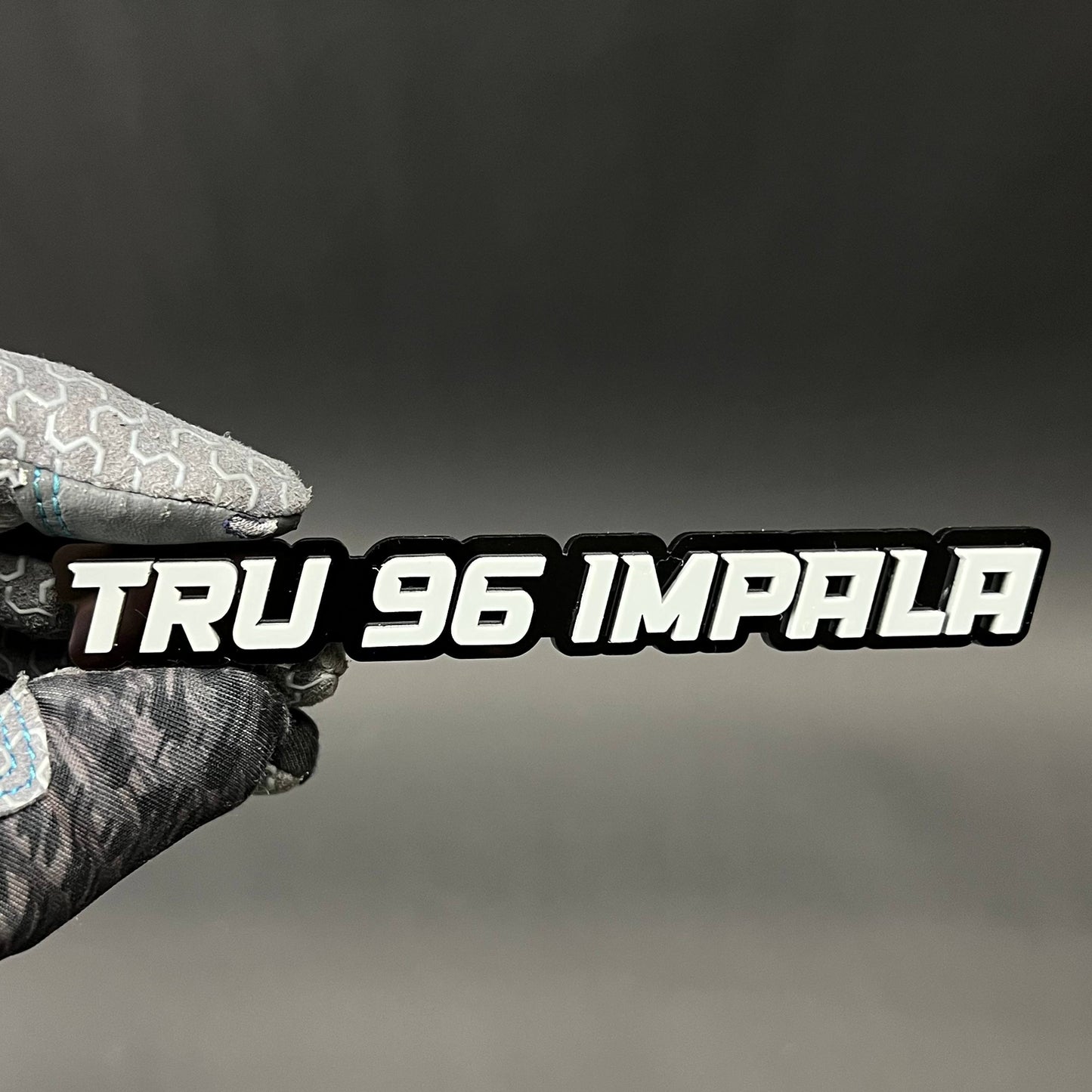 1PC TRU 96 IMPALA 3D Acrylic Badge - Car Truck Emblem Fender Sticker