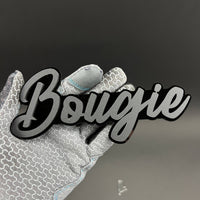 1PC Bougie 3D Acrylic Badge - Car Truck Emblem Fender Tailgate Trunk Sticker