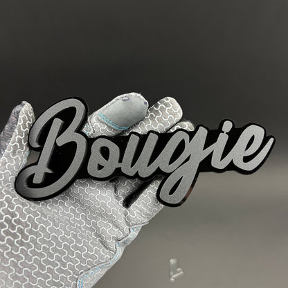 1PC Bougie 3D Acrylic Badge - Car Truck Emblem Fender Tailgate Trunk Sticker