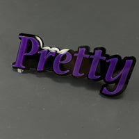 1PC Pretty 3D Acrylic Badge - Car Truck Emblem Fender Tailgate Trunk Sticker