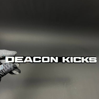 1PC DEACON KICKS 3D Acrylic Badge - Car Truck Emblem Fender Sticker