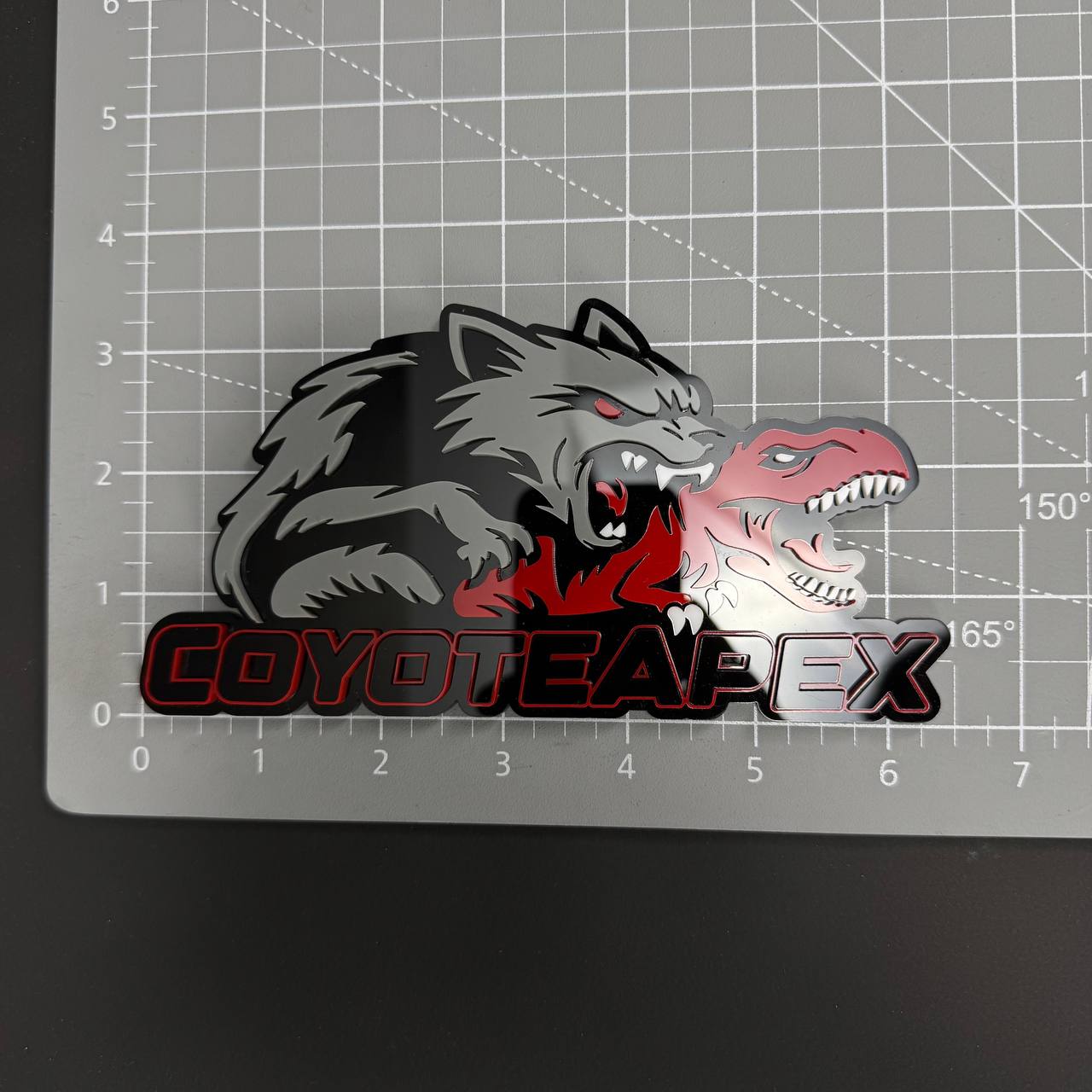1PC COYOTEAPEX 3D Acrylic Badge - Car Truck Emblem Fender Tailgate Trunk Sticker