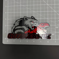 1PC COYOTEAPEX 3D Acrylic Badge - Car Truck Emblem Fender Tailgate Trunk Sticker