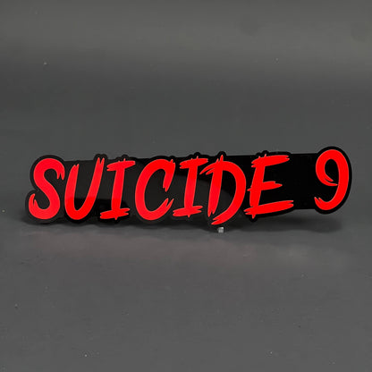 1PC SUICIDE 9 3D Acrylic Badge - Car Truck Emblem Fender Tailgate Trunk Sticker