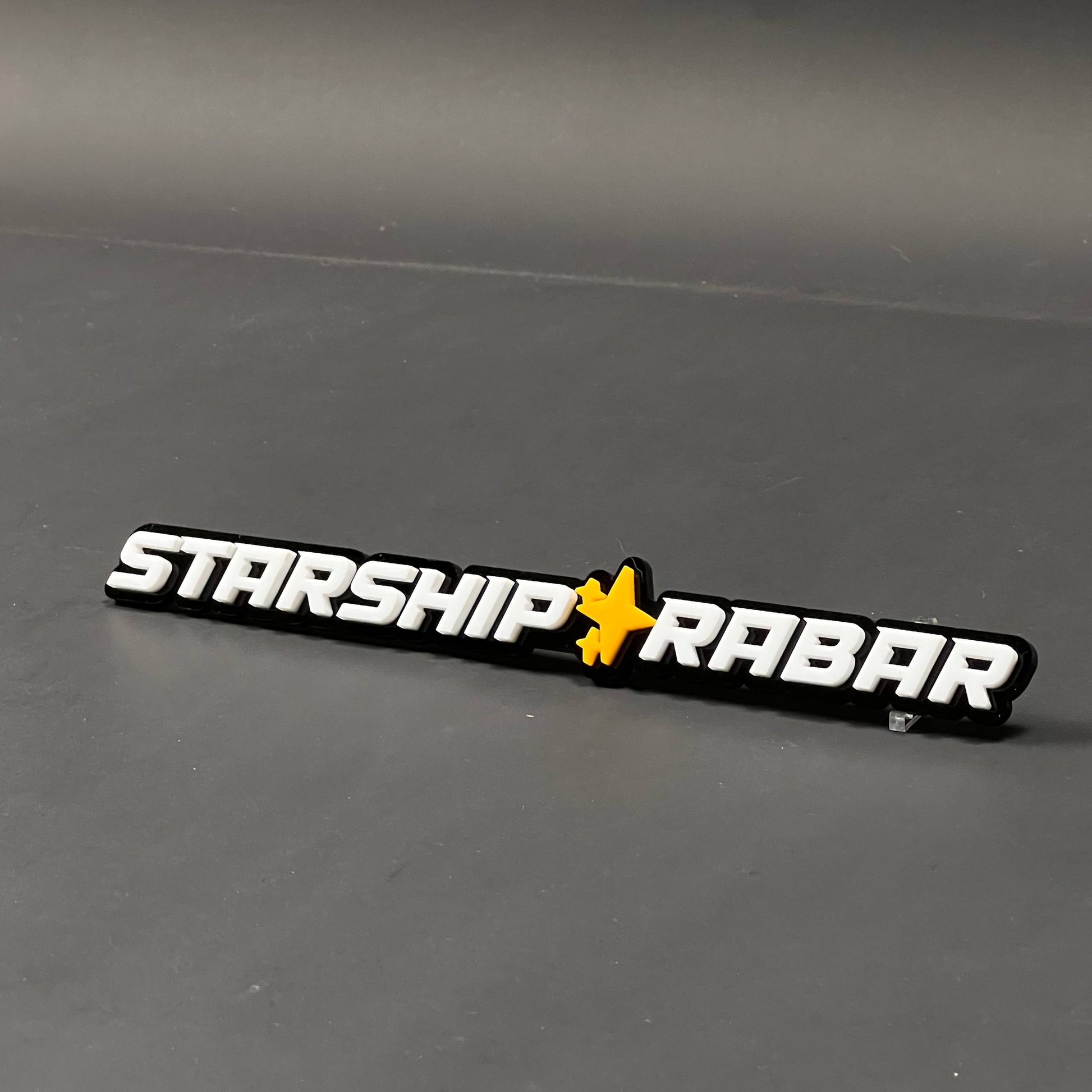 1PC STARSHIP RABAR 3D Acrylic Badge - Car Truck Emblem Fender Sticker