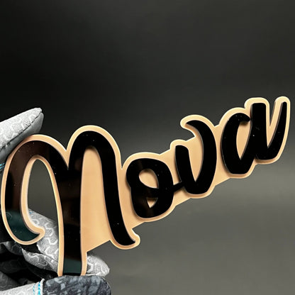 1PC Nova 3D Acrylic Badge - Car Truck Emblem Fender Tailgate Trunk Sticker