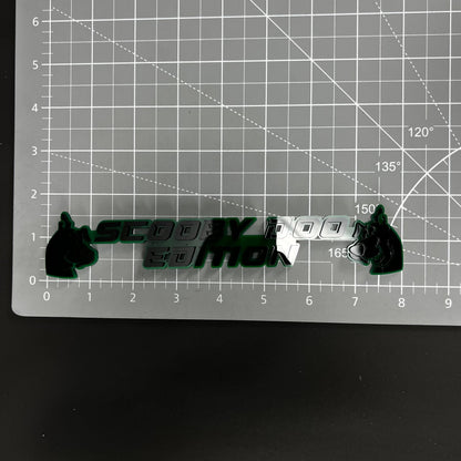 1PC SCOOBY DOO EDITION 3D Acrylic Badge - Car Truck Emblem Fender Sticker