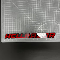 1PC HELLRAZOR 3D Acrylic Badge - Car Truck Emblem Fender Tailgate Trunk Sticker