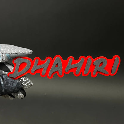 1PC DHAHIRI 3D Acrylic Badge - Car Truck Emblem Fender Tailgate Trunk Sticker