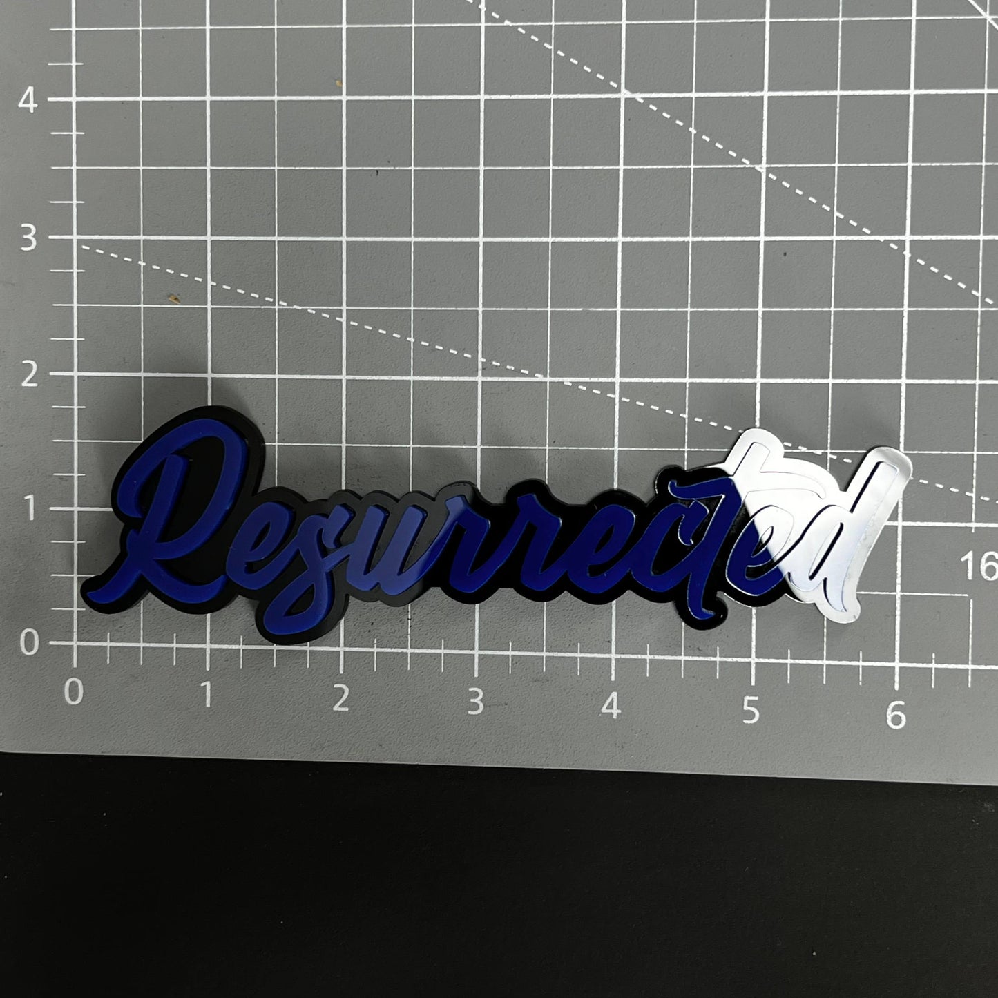 1PC Resurrected 3D Acrylic Badge - Car Truck Emblem Fender Sticker