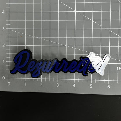 1PC Resurrected 3D Acrylic Badge - Car Truck Emblem Fender Sticker