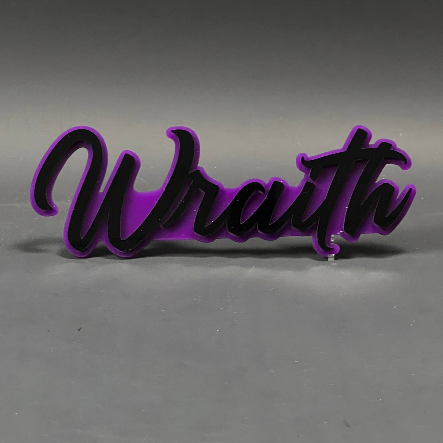 1PC Wraith 3D Acrylic Badge - Car Truck Emblem Fender Tailgate Trunk Sticker