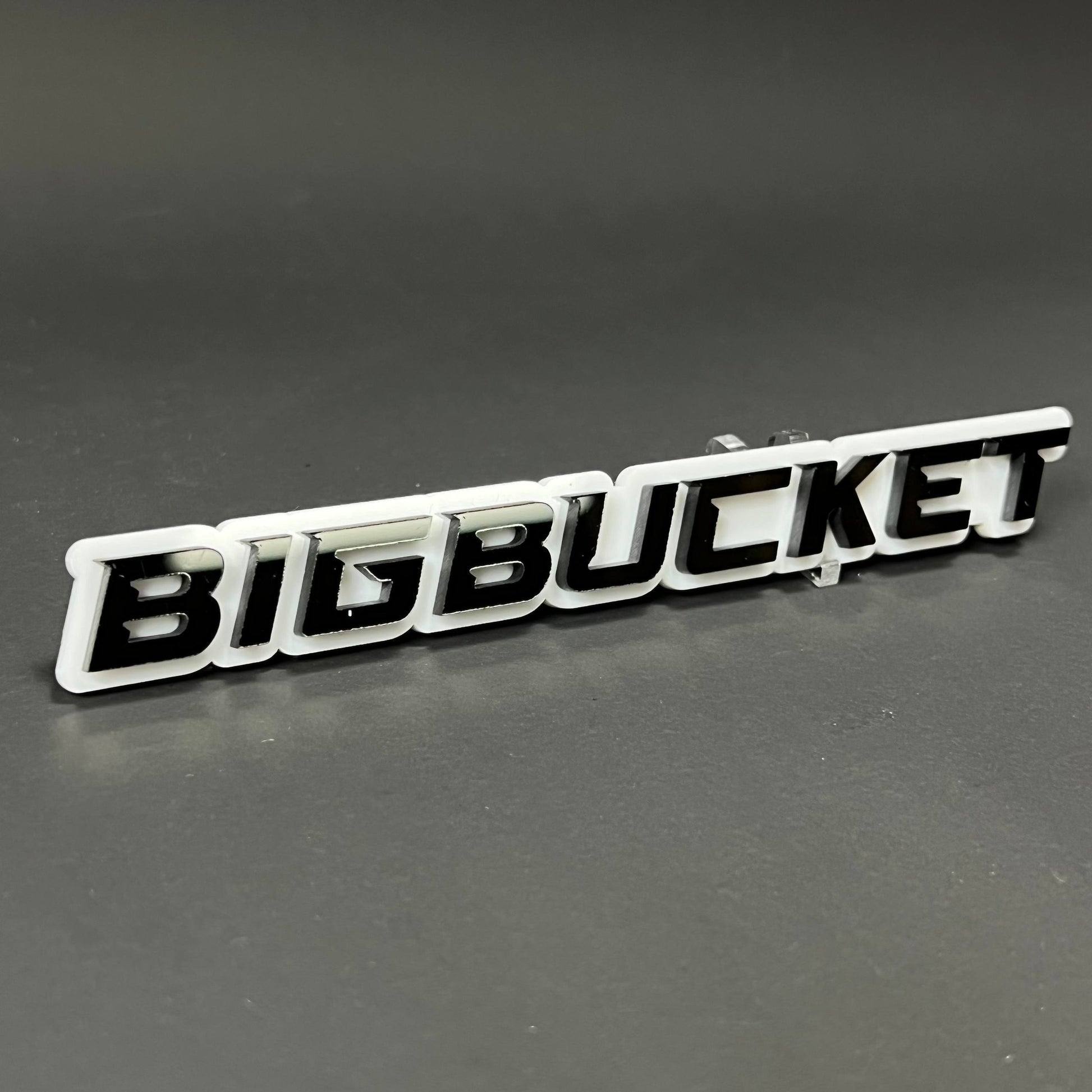 1PC BIGBUCKET 3D Acrylic Badge - Car Truck Emblem Fender Tailgate Trunk Sticker
