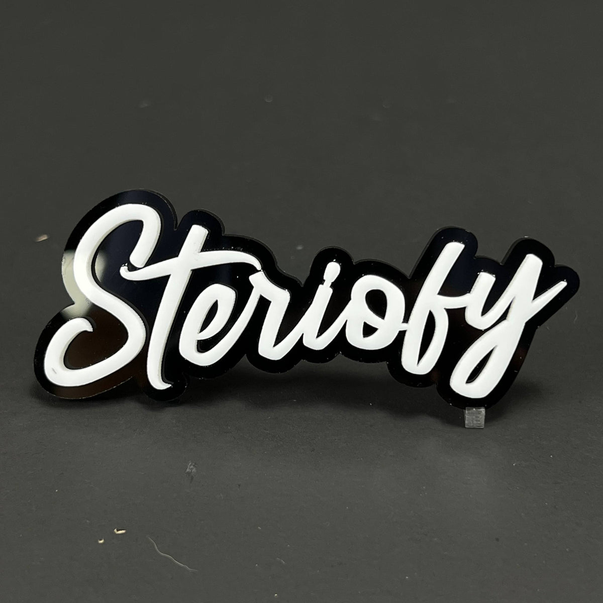 1PC Steriofy 3D Acrylic Badge - Car Truck Emblem Fender Tailgate Trunk Sticker