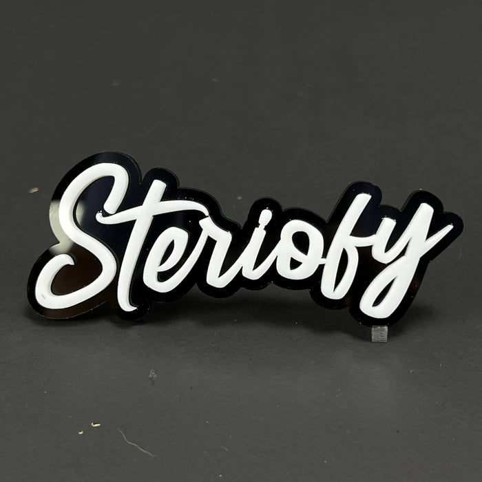 1PC Steriofy 3D Acrylic Badge - Car Truck Emblem Fender Tailgate Trunk Sticker