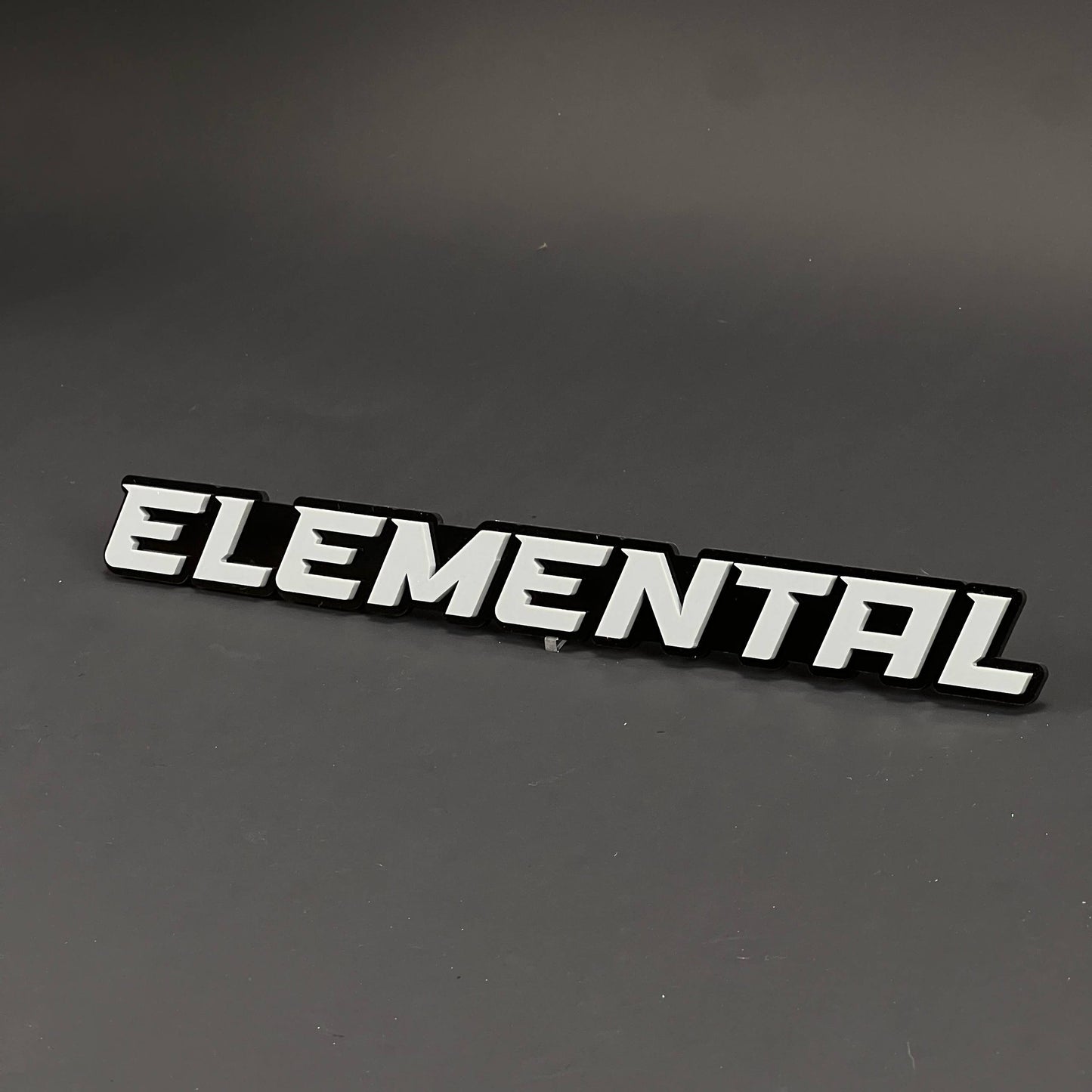 1PC ELEMENTAL 3D Acrylic Badge - Car Truck Emblem Fender Tailgate Trunk Sticker