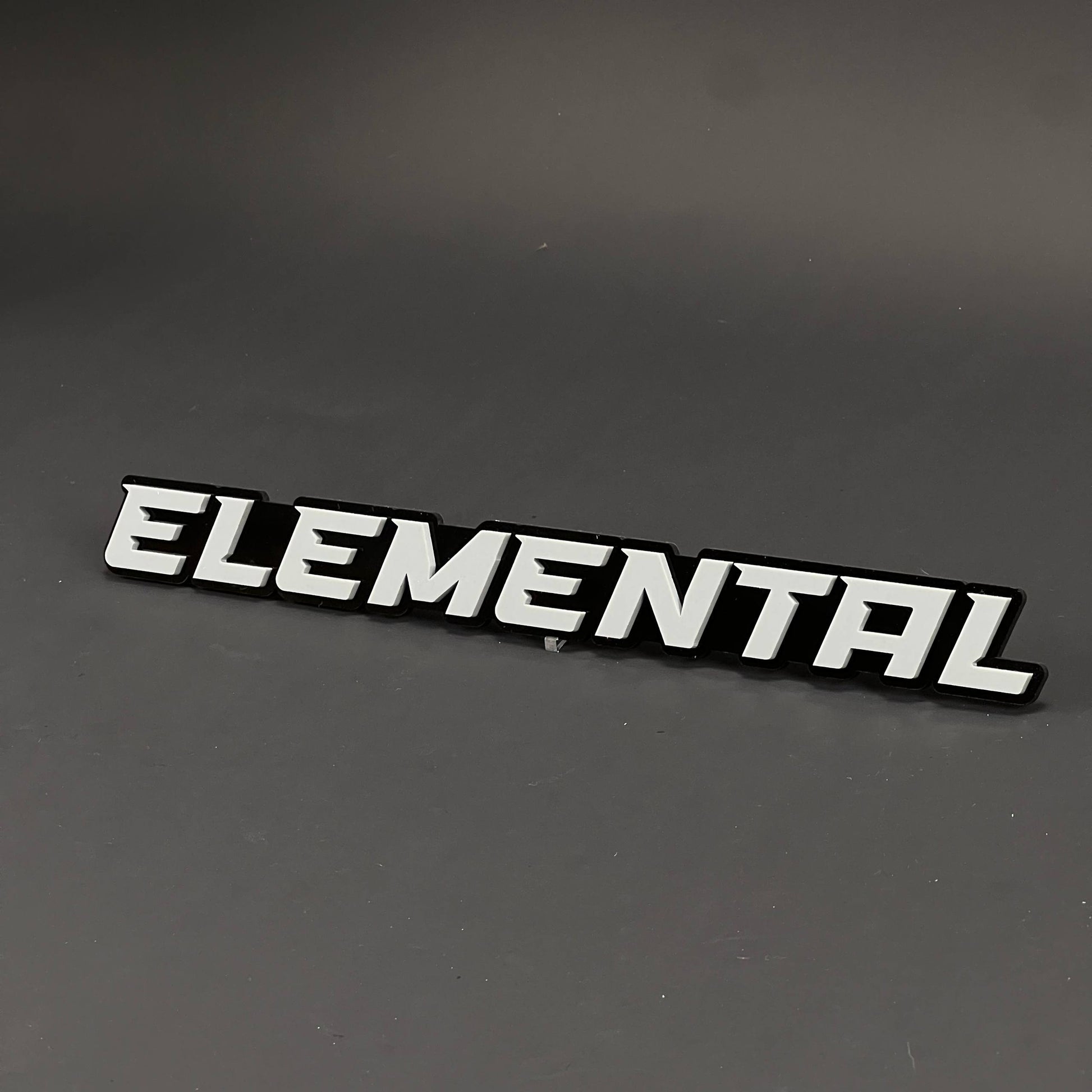 1PC ELEMENTAL 3D Acrylic Badge - Car Truck Emblem Fender Tailgate Trunk Sticker