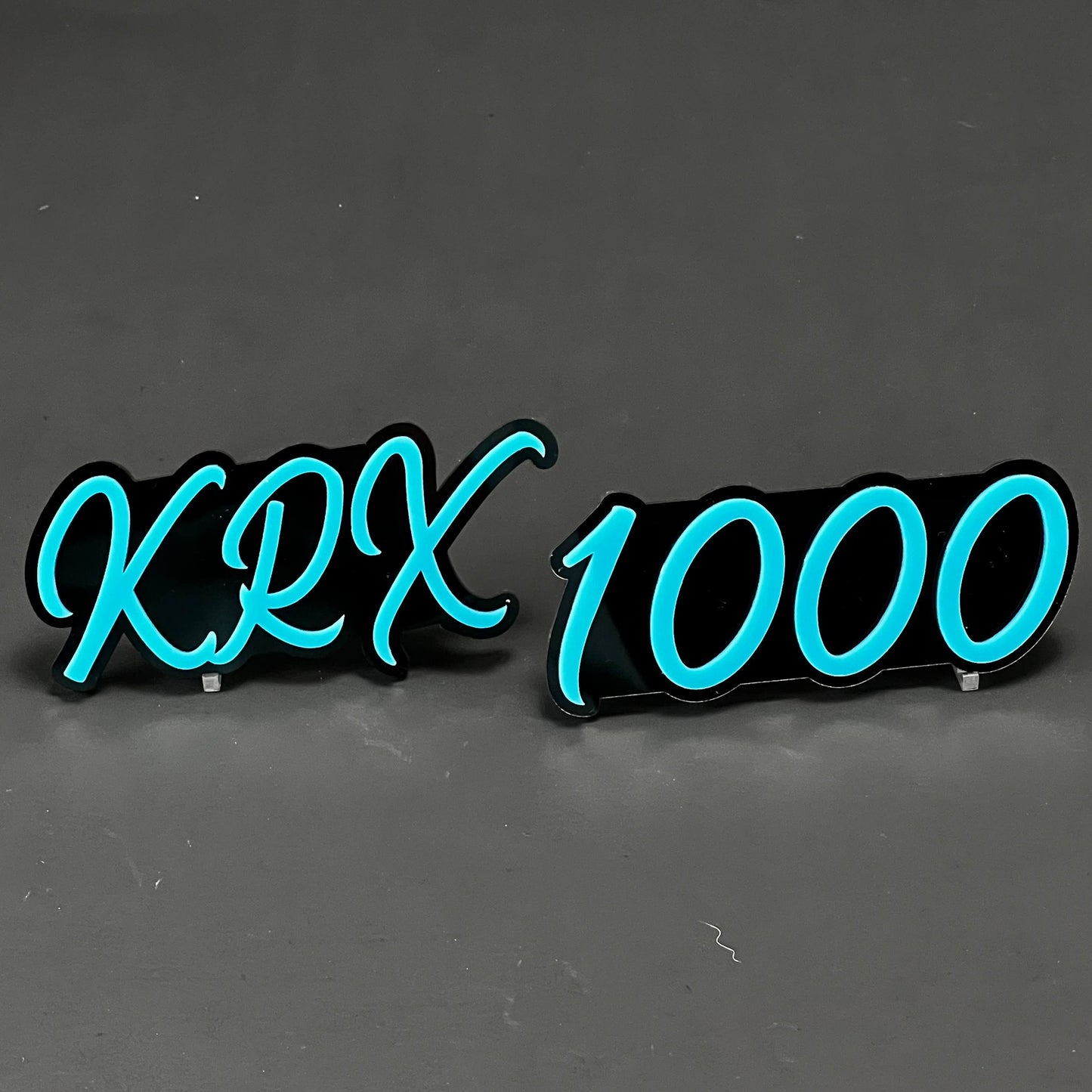 1PC KRX 1000 3D Acrylic Badge - Car Truck Emblem Fender Tailgate Trunk Sticker