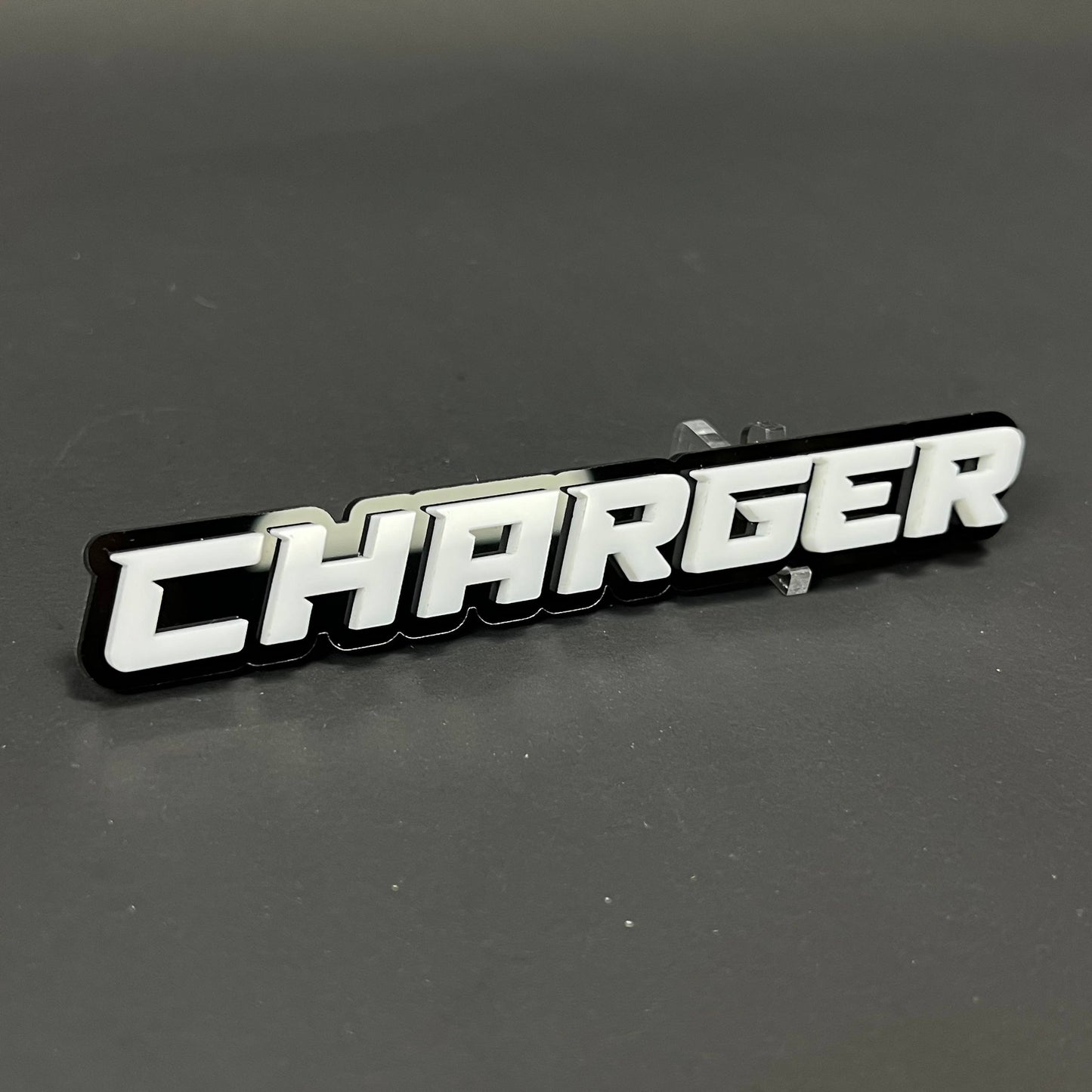 1PC CHARGER 3D Acrylic Badge - Car Truck Emblem Fender Tailgate Trunk Sticker