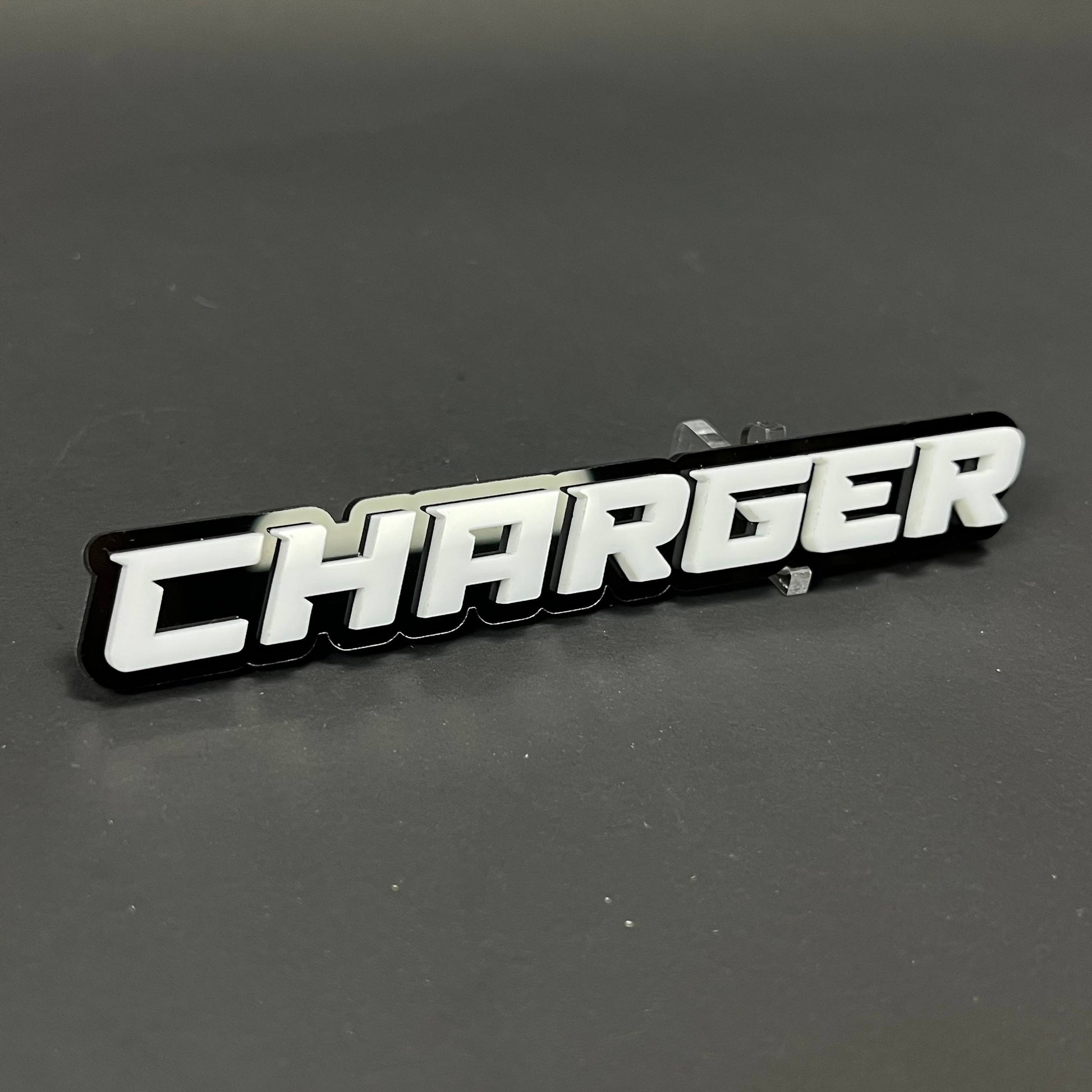 1PC CHARGER 3D Acrylic Badge - Car Truck Emblem Fender Tailgate Trunk Sticker