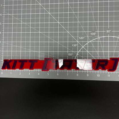 1PC KITT [TATER] 3D Acrylic Badge - Car Truck Emblem Fender Sticker