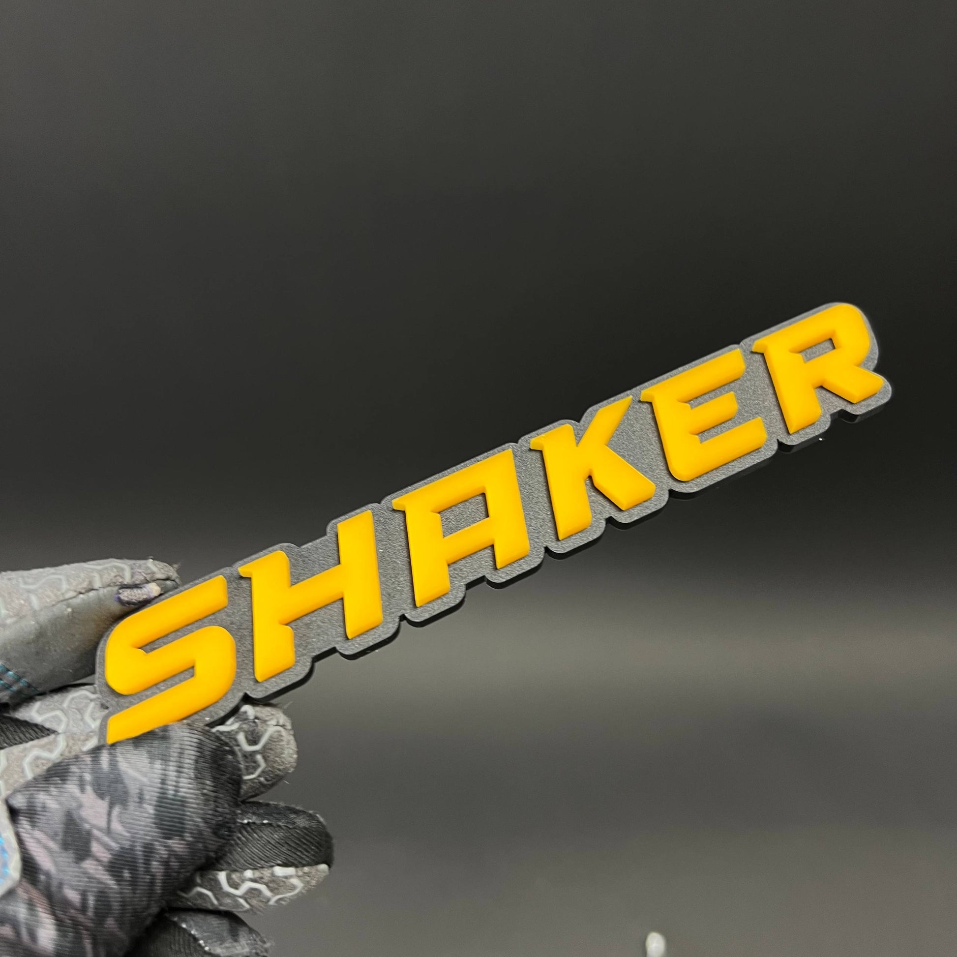 1PC SHAKER 3D Acrylic Badge - Car Truck Emblem Fender Tailgate Trunk Sticker