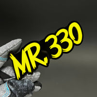 1PC MR. 330 3D Acrylic Badge - Car Truck Emblem Fender Tailgate Trunk Sticker