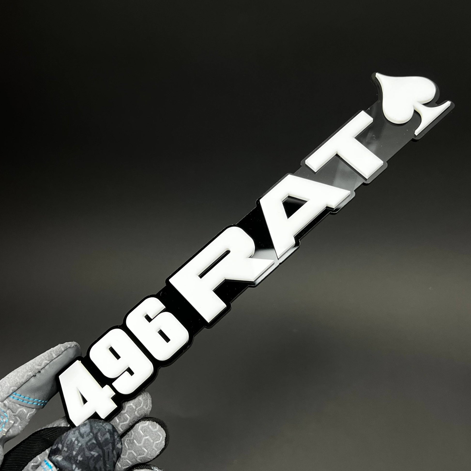 1PC 496 RAT 3D Acrylic Badge - Car Truck Emblem Fender Tailgate Trunk Sticker