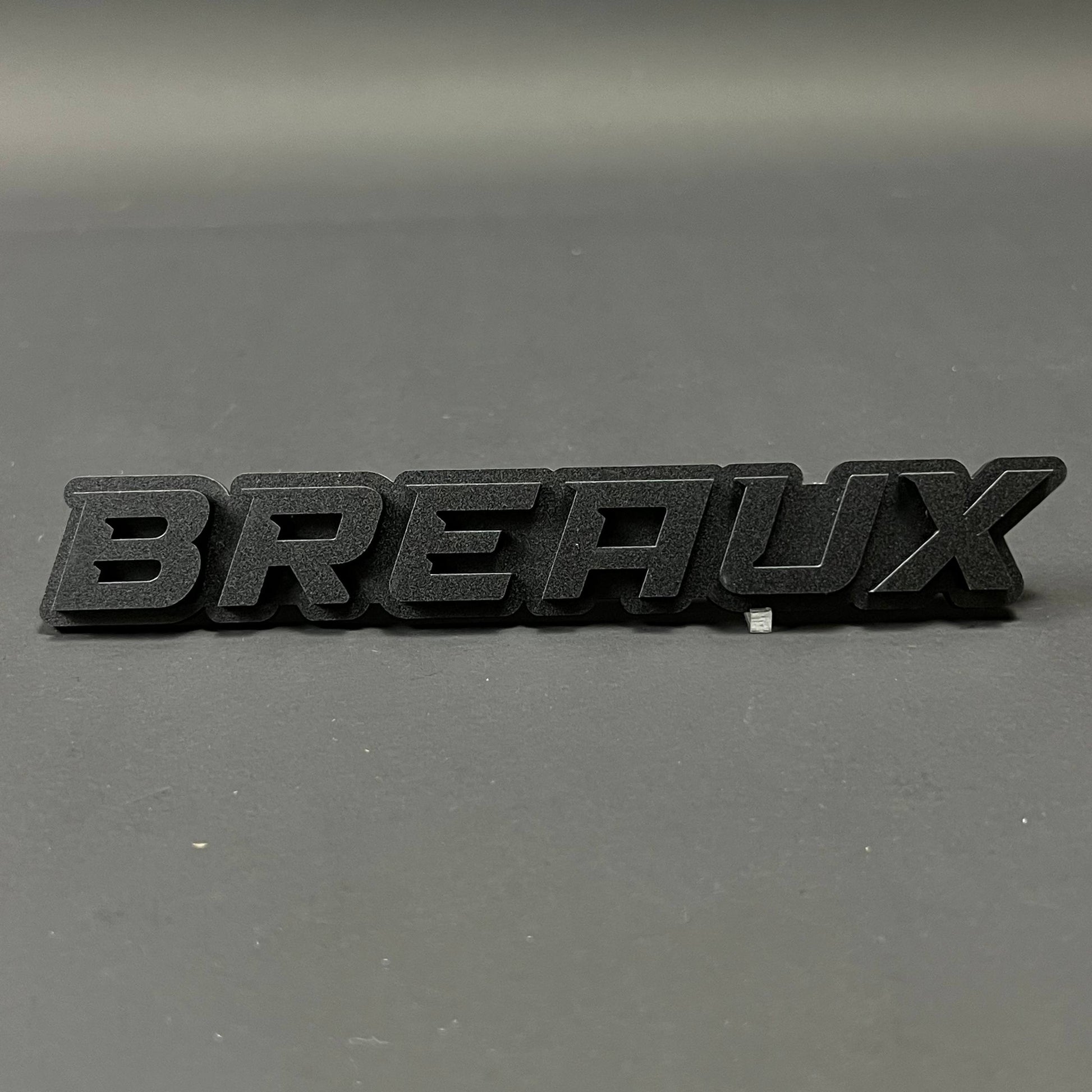 1PC BREAUX 3D Acrylic Badge - Car Truck Emblem Fender Tailgate Trunk Sticker