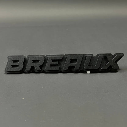 1PC BREAUX 3D Acrylic Badge - Car Truck Emblem Fender Tailgate Trunk Sticker