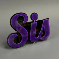 Sis 3D Acrylic Badge - Car Truck Emblem Fender Tailgate Trunk Sticker