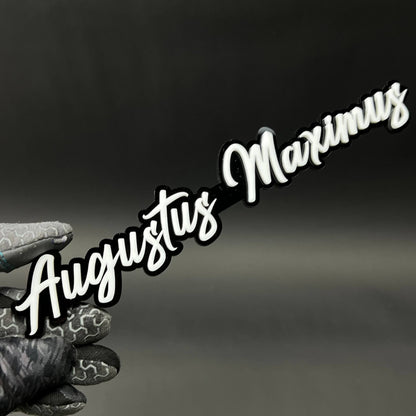1PC Augustus Maximus 3D Acrylic Badge - Car Truck Emblem Fender Sticker