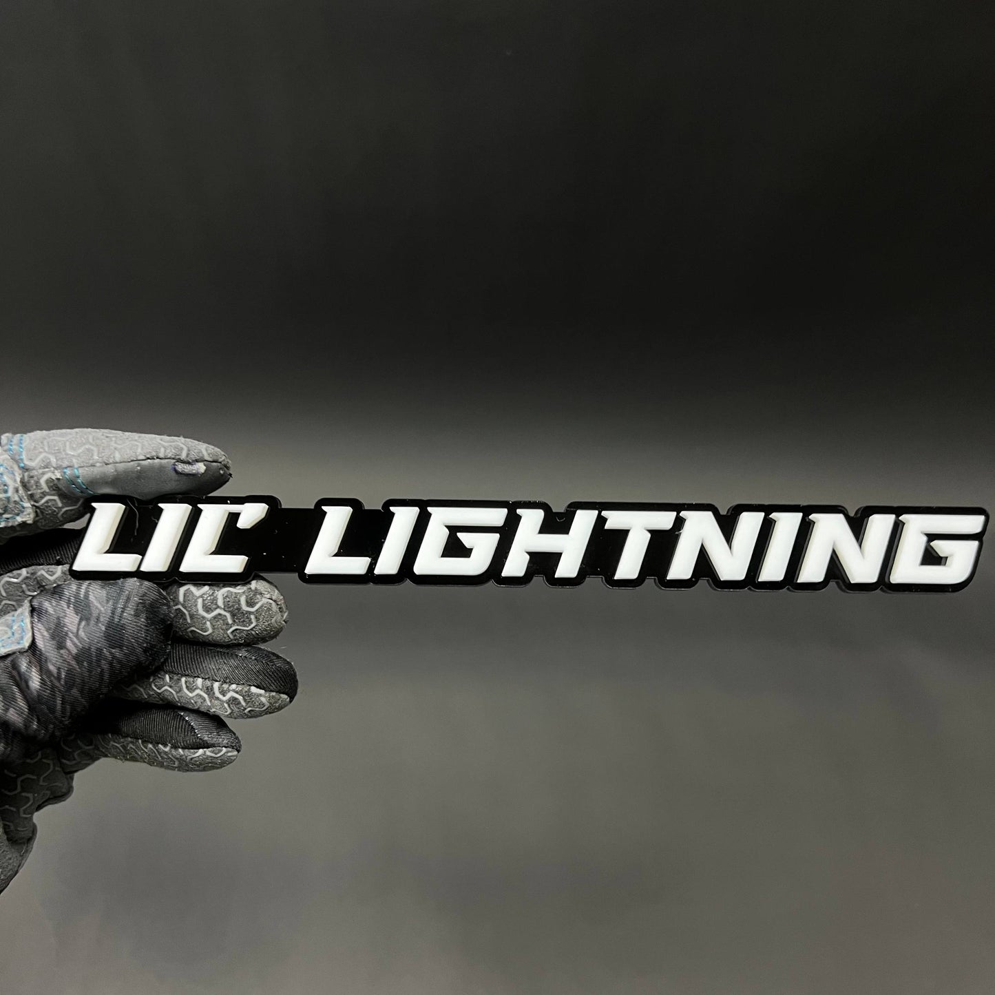 1PC LIL LIGHTNING 3D Acrylic Badge - Car Truck Emblem Fender Sticker