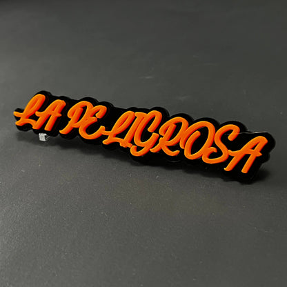 1PC LA PELIGROSA 3D Acrylic Badge - Car Truck Emblem Fender Sticker